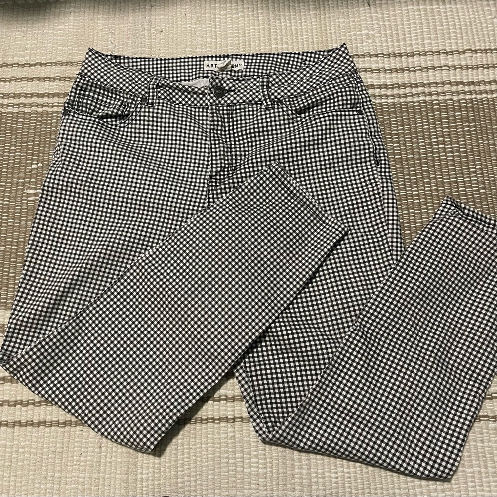 Pattered Artisan NY SZ 10 Cropped Skinny